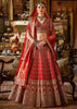 Red Heavy Embroidered Designer Lehenga