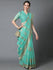 POOL GREEN WOVEN BANARASI SILK SAREE (6868419707073)