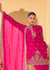 Raspberry Pink Embroidered Designer Suit Set