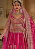 Pink Heavy Embroidered Designer Lehenga
