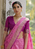 Super Pink Woven Patola Silk Saree