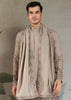 Slate Grey Sequence Embroidered Cotton Kurta With Dupatta