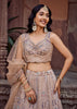 Desert Beige Embroidered Bridal Lehenga