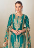 Viridian Green Designer Palazzo Set
