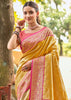 Haldi Yellow Woven Kanjivaram Silk Saree