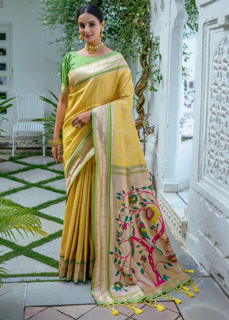 ZB-VNW-PAITHANI-KASTURI-YELLOW (10103965188289)