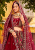 Maroon Heavy Embroidered Designer Lehenga