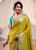 Mehndi Green Woven Patola Silk Saree