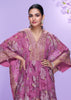 Orchid Purple Georgette Kaftaan Sharara Set