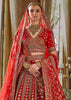 Festive Red Heavy Embroidered Designer Lehenga