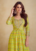 Golden Green Garb Indo Fusion Styles