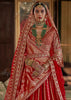 Bridal Red Heavy Embroidered Designer Lehenga