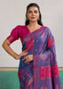 Lilac Purple Banarasi Silk Saree