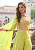 Canary Yellow Designer Indo Western Set