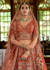 Royal Brown Heavy Embroidered Designer Lehenga