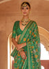 Medium Green Printed Patola Silk Saree