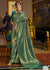 ROYAL PRINCESS GOLDEN GREEN WOVEN KANJIVARAM SAREE (5967211364545)