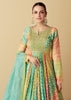 Multicolor Party Wear Printed Anarkali With Dupatta