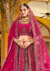 Bridal Red Heavy Embroidered Designer Lehenga