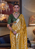 Festive Yellow Woven Banarasi Soft Silk Saree