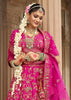 Rani Pink Heavy Embroidered Designer Lehenga