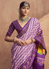 Royal Purple Printed Patola Silk Saree