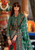 Hunter Green Printed Soft Silk Saree