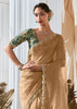 Pre Order: Sand Beige Designer Silk Saree