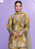Mustard Yellow Digital Printed Designer Palazzo Set