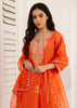 Saffron Bloom Glimmer Silk Suit Set (10702039089345)