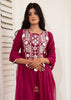 Plum Mirror Lattice Suit Set (10702036074689)