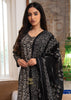 Black Floral Printed Suit Set (10702035157185)