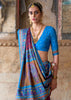 Royal Purple Patola Printed Silk Saree