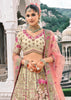 Off White Heavy Embroidered Designer Lehenga