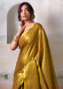 Mehndi Green Woven Tissue Silk Saree