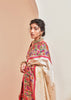 Kamalya (Pre-Order) : Paithani Saree in Shades of White and Classic Lotus Motifs Border (6894194393281) (7586833989825)