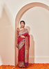 Morbagh : Paithani Saree in the Shades of Red and Golden Festive Border (6894222409921)