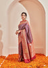 Vanya: Shikargah Kanjivaram Saree in the Shades of Purple and Red (6894275264705)