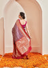 Vanya: Shikargah Kanjivaram Saree in the Shades of Purple and Red (6894275264705)