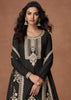 Beautiful Black Heavy Embroidered Sharara Set
