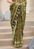 Heena Green Printed Cotton Silk Saree