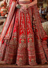 Beautiful Red Heavy Embroidered Designer Lehenga