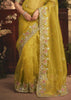 Mimosa Yellow Tissue Organza Designer Saree
