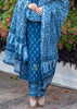 Indigo Blue Bloom Print Suit Set (10702035419329)