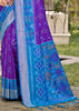 Magic Purple Woven Patola Silk Saree