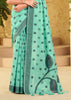 Fair Green Woven Linen Silk Saree