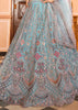 Light Blue Embroidered Net Lehenga