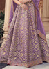 Lilac Purple Embroidered Designer Lehenga Set