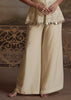 Vanilla White Embroidered Plazzo Suit Set