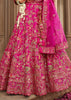 Rani Pink Heavy Embroidered Designer Lehenga